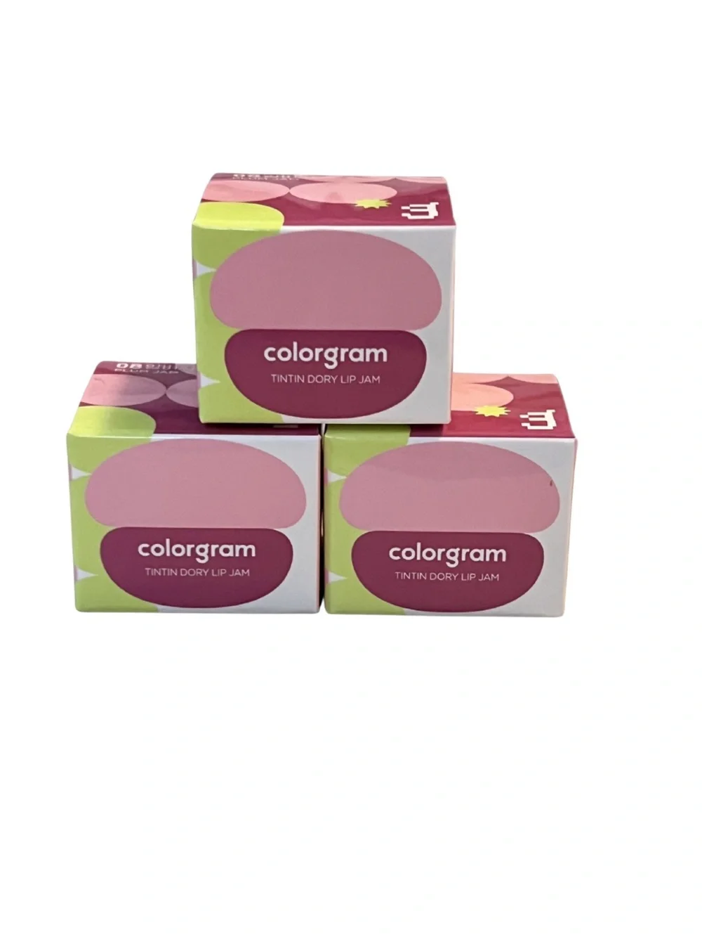 NEW Set of 3 Colorgram Tintin Dory Lip Jam - 08 Plum Jam - K-Beauty